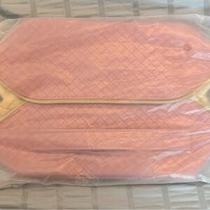 Elegant Pink Quilted Women's COSMETIC Bag